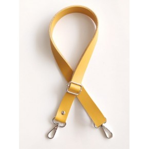 Çanta Aksesuar Suni Deri Ayarlı Çanta Sapı 120X2.4 Cm Hardal Sarı