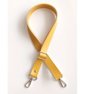 Çanta Aksesuar Suni Deri Ayarlı Çanta Sapı 120X2.4 Cm Hardal Sarı