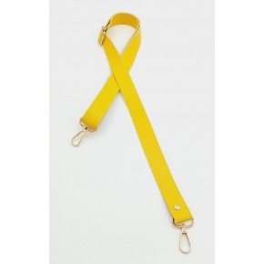 Çanta Aksesuar Suni Deri Ayarlı Çanta Sapı 120X2.4 Cm Sarı Light Gold Metal