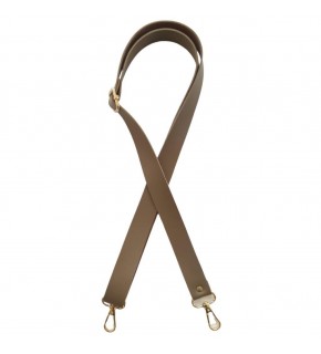 Çanta Aksesuar Suni Deri Ayarlı Çanta Sapı 120x2.4 cm Vizon Renk Light Gold Metalli