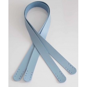 Çanta Aksesuar Suni Deri, Bebe Mavi Renk Çanta Sapı 70X2.5 Cm