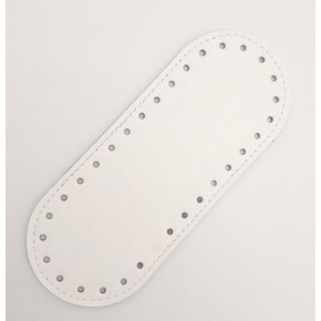 Çanta Aksesuar Suni Deri Beyaz 20x8 cm Oval Çanta Tabanı