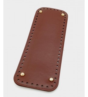 Çanta Aksesuar Suni Deri Bordo Renk 30X12 cm Dikdörtgen Çanta Tabanı (Light Gold Aparatlı)