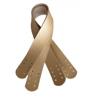 Çanta Aksesuar Suni Deri El Çanta Sapı 35 Cm Gold Renk