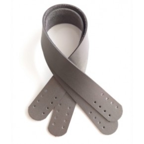 Çanta Aksesuar Suni Deri El Çanta Sapı 35 Cm Gri