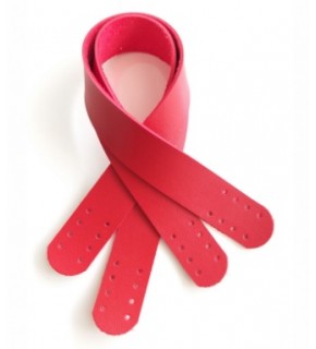 Çanta Aksesuar Suni Deri El Çanta Sapı 35 Cm Kırmızı