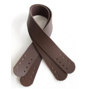 Çanta Aksesuar Suni Deri El Çanta Sapı 35 Cm Koyu Kahve