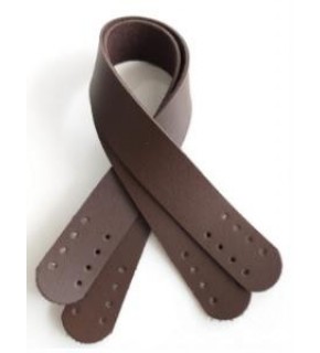 Çanta Aksesuar Suni Deri El Çanta Sapı 35 Cm Koyu Kahve