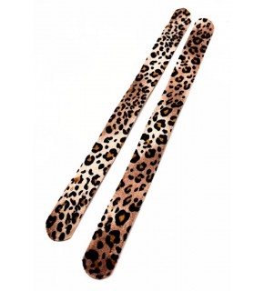 Çanta Aksesuar Suni Deri El Çanta Sapı 35 Cm Leopar