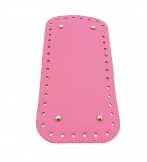 Çanta Aksesuar Suni Deri Fuşya Renk 25X12 cm Dikdörtgen Çanta Tabanı