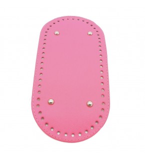 Çanta Aksesuar Suni Deri Fuşya Renk 25X12 cm Oval Çanta Tabanı
