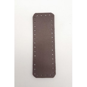 Çanta Aksesuar Suni Deri Kahverengi 12X4 cm Dikdörtgen Çanta Tabanı