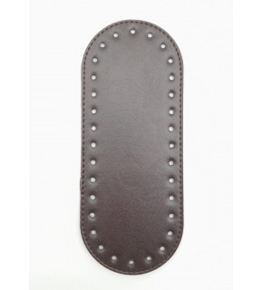 Çanta Aksesuar Suni Deri Kahverengi 20X8 cm Oval Çanta Tabanı