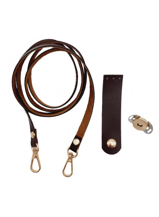 Çanta Aksesuar Suni Deri Kahverengi Cep Telefonu Seti Light Gold Metalli Çanta Aksesuar Suni Deri Kahverengi Cep Telefonu Seti Light Gold Metalli