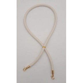 Çanta Aksesuar Suni Deri Kordon Çanta Sapı Bej Renk Light Gold Metalli