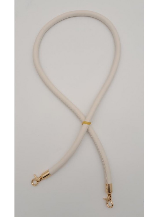 Çanta Aksesuar Suni Deri Kordon Çanta Sapı Bej Renk Light Gold Metalli