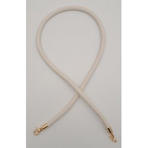 Çanta Aksesuar Suni Deri Kordon Çanta Sapı Bej Renk Light Gold Metalli