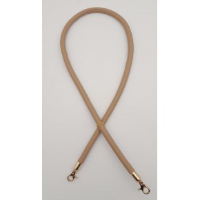Çanta Aksesuar Suni Deri Kordon Çanta Sapı Vizon Renk Light Gold Metalli