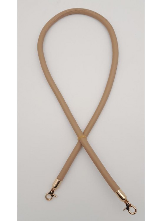 Çanta Aksesuar Suni Deri Kordon Çanta Sapı Vizon Renk Light Gold Metalli