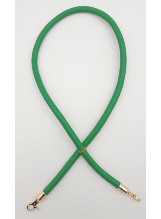 Çanta Aksesuar Suni Deri Kordon Çanta Sapı Yeşil Renk Light Gold Metalli