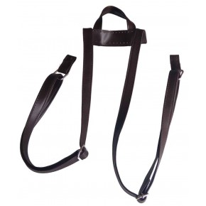 Çanta Aksesuar Suni Deri Koyu Kahverengi Sırt Çantası Sapı