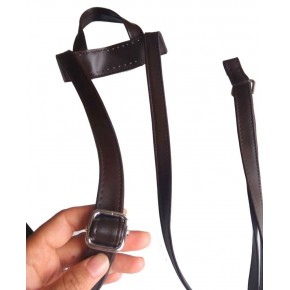 Çanta Aksesuar Suni Deri Koyu Kahverengi Sırt Çantası Sapı