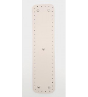 Çanta Aksesuar Suni Deri Krem Renk 40x10 cm Dikdörtgen Çanta Tabanı Gümüş Aparatlı