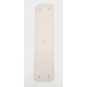 Çanta Aksesuar Suni Deri Krem Renk 40x10 cm Dikdörtgen Çanta Tabanı Light Gold Aparatlı