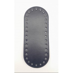 Çanta Aksesuar Suni Deri Lacivert 20X8 cm Oval Çanta Tabanı