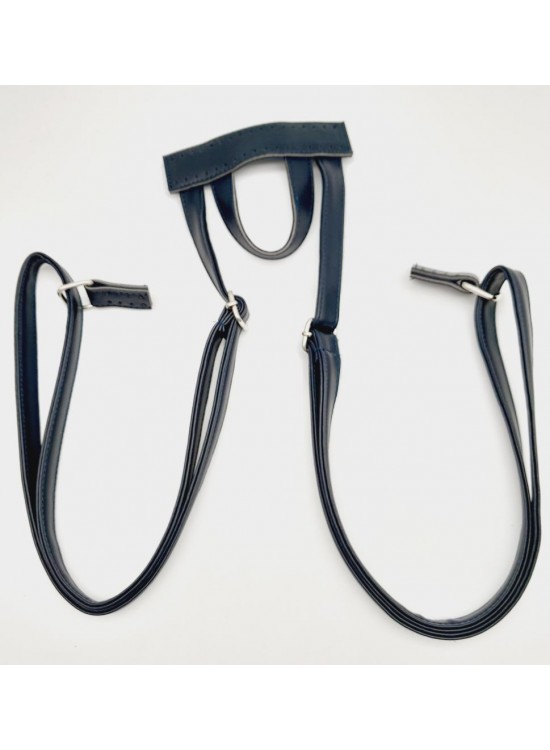 Çanta Aksesuar Suni Deri Lacivert Renk Sırt Çantası Sapı Gümüş Metalli Çanta Aksesuar Suni Deri Lacivert Renk Sırt Çantası Sapı Gümüş Metalli