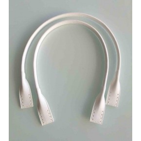 Çanta Aksesuar Suni Deri Pelikan Model Çanta Sapı Beyaz Renk 65 Cm