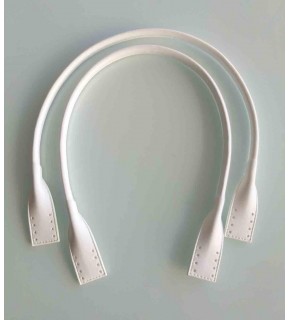 Çanta Aksesuar Suni Deri Pelikan Model Çanta Sapı Beyaz Renk 65 Cm