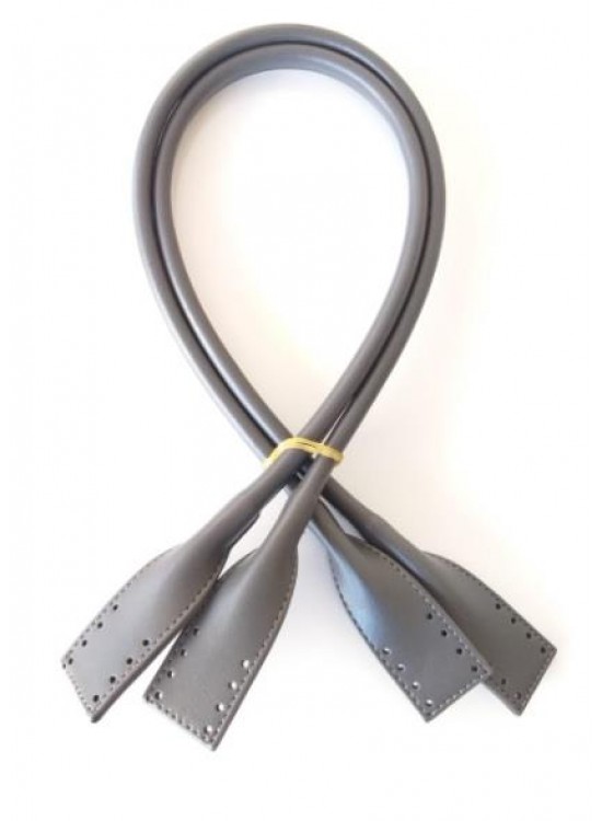 Çanta Aksesuar Suni Deri Pelikan Model Çanta Sapı Gri Renk