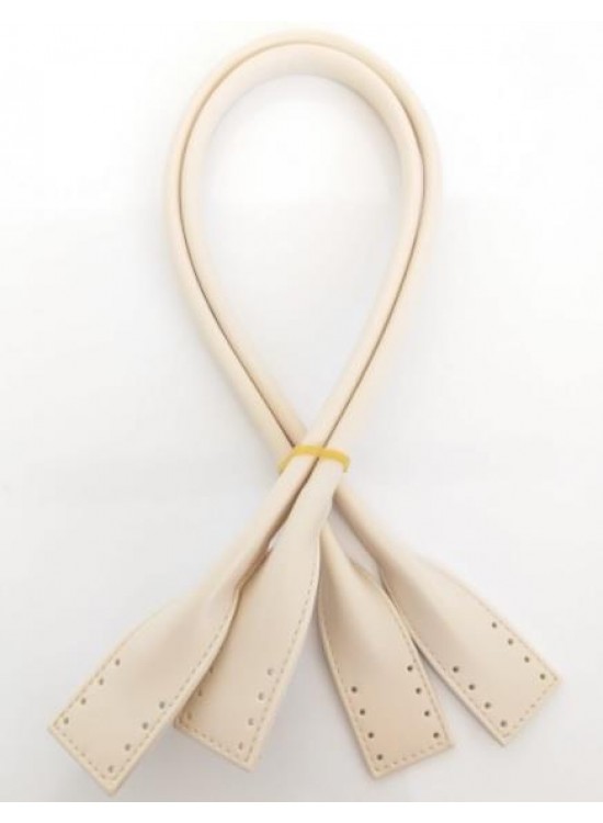 Çanta Aksesuar Suni Deri Pelikan Model Çanta Sapı Krem Renk