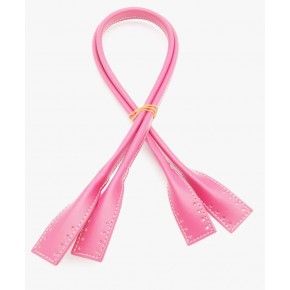 Çanta Aksesuar Suni Deri Pelikan Model Çanta Sapı Pembe Renk