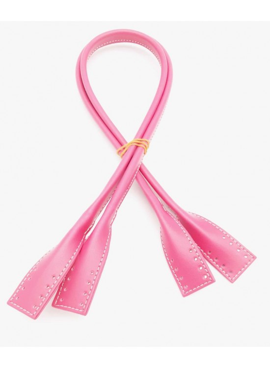 Çanta Aksesuar Suni Deri Pelikan Model Çanta Sapı Pembe Renk