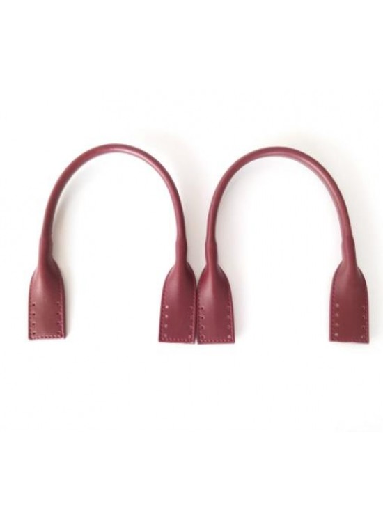 Çanta Aksesuar Suni Deri Pelikan Model Kısa Çanta Sapı Bordo Renk