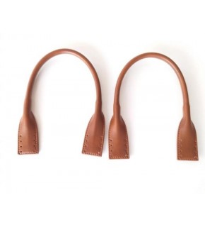 Çanta Aksesuar Suni Deri Pelikan Model Kısa Çanta Sapı Taba