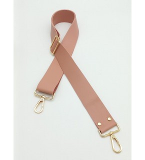 Çanta Aksesuar Suni Deri Pudra 120X4 Cm Çanta Sapı Kalsap Light Gold Metalli