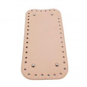 Çanta Aksesuar Suni Deri Pudra Renk 25X12 cm Dikdörtgen Çanta Tabanı