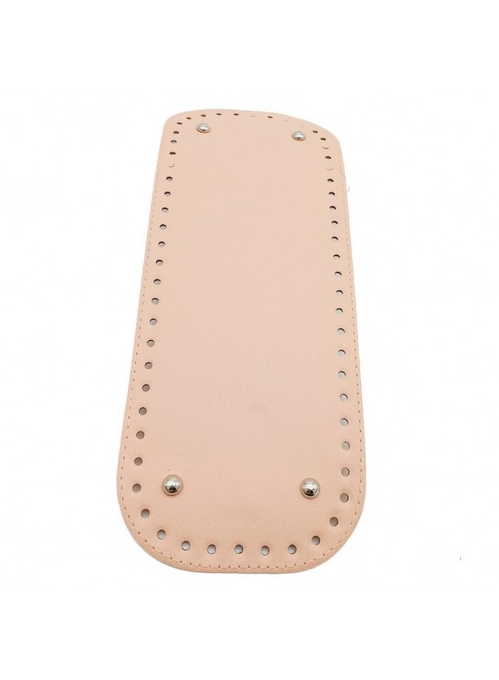 Çanta Aksesuar Suni Deri Pudra Renk 32X12 cm Dikdörtgen Çanta Tabanı