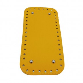 Çanta Aksesuar Suni Deri Sarı Renk 25X12 cm Dikdörtgen Çanta Tabanı