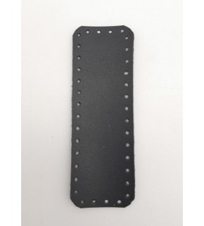 Çanta Aksesuar Suni Deri Siyah Renk 12X4 cm Dikdörtgen Çanta Tabanı