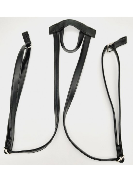 Çanta Aksesuar Suni Deri Siyah Renk Sırt Çantası Sapı Gümüş Metalli Çanta Aksesuar Suni Deri Siyah Renk Sırt Çantası Sapı Gümüş Metalli