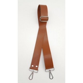 Çanta Aksesuar Suni Deri Taba 120X4 Cm Çanta Sapı Kalsap Gümüş Metalli