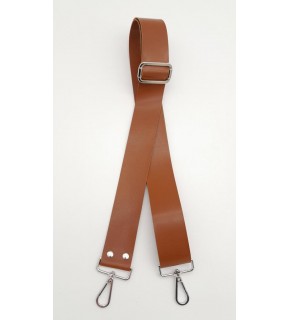 Çanta Aksesuar Suni Deri Taba 120X4 Cm Çanta Sapı Kalsap Gümüş Metalli