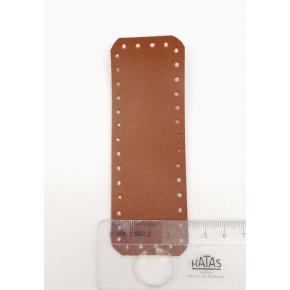 Çanta Aksesuar Suni Deri Taba Renk 12X4 cm Dikdörtgen Çanta Tabanı