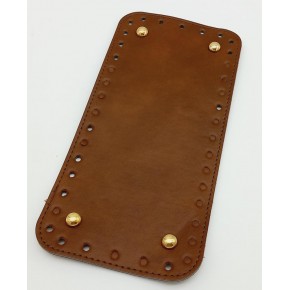 Çanta Aksesuar Suni Deri Taba Renk 25X12 cm Dikdörtgen Çanta Tabanı (Light Gold Aparatlı)