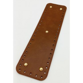 Çanta Aksesuar Suni Deri Taba Renk 35X10 cm Dikdörtgen Çanta Tabanı (Light Gold Aparatlı)