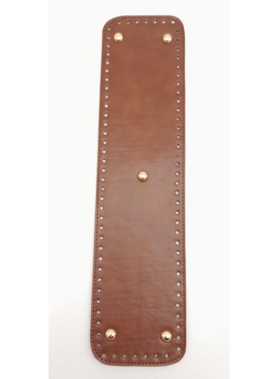 Çanta Aksesuar Suni Deri Taba Renk 40X10 cm Dikdörtgen Çanta Tabanı Light Gold Aparatlı